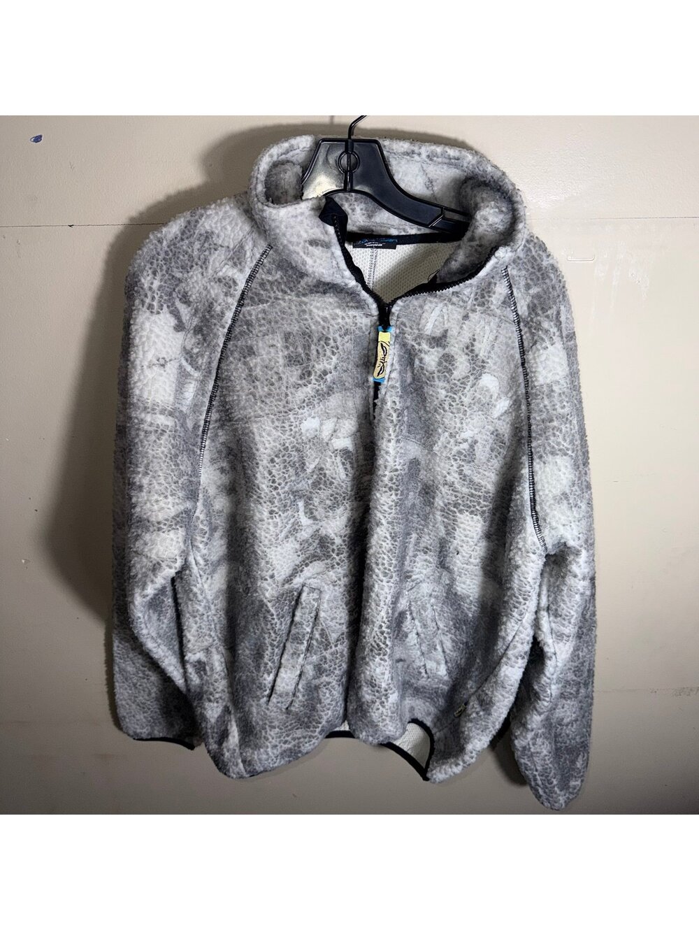 Imran Potato Full Zip Fleece Pullover Mens L/XL Vtg y2k 90s Rare